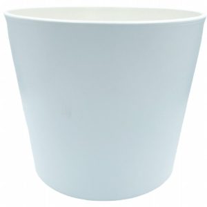 MACETA LOZA COMETA BLANCO PLUS 10*10 CMS