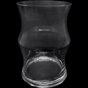 CRISTAL - JARRÓN/MAC. TRANSPARENTE 14X14X19 CM