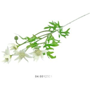 FLOR ARTIFICIAL-RAMO FLOR SHORT STEM ROSE ROJO 32 CM