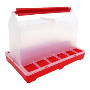 PLASTICO - COMEDERO RECTANGULAR C/SILO 5KG