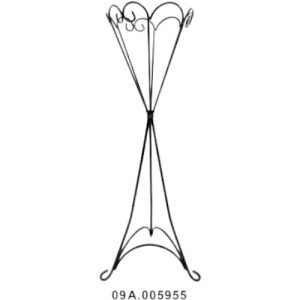 METAL-SOPORTE ABAJU GRANDE 33X105 CM