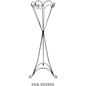 METAL-SOPORTE ABAJU PEQ. 26X90 CM