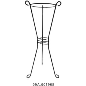METAL-SOPORTE CARACOL PEQ. 21X73 CM