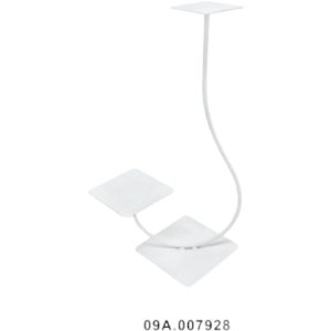 METAL-SOPORTE CONJUNTO CENTROS BLANCO 40 CM