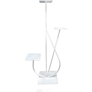 METAL-SOPORTE REI 3 CHAPAS BLANCO 80 CM