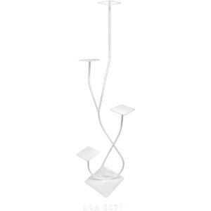 METAL-SOPORTE CONJUNTO 4CHAPAS BLANCO 140 CM