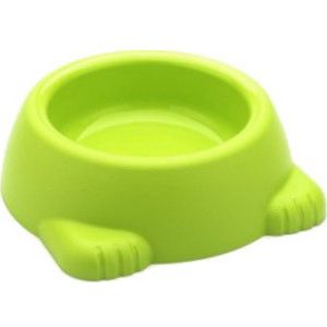 PLASTICO - COMEDERO/ BEBEDERO COOL BOWL 300ML VERDE LIMA