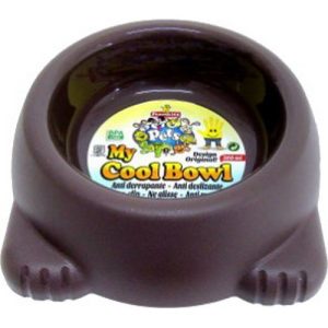 PLASTICO - COMEDERO/ BEBEDERO COOL BOWL 300ML TERRA BROWN