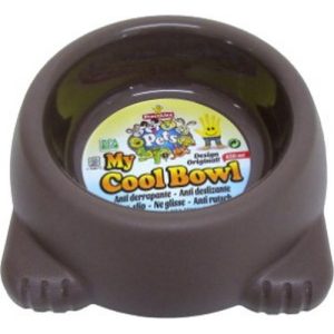 PLASTICO - COMEDERO/ BEBEDERO COOL BOWL 650ML TERRA BROWN