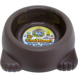 PLASTICO - COMEDERO/ BEBEDERO COOL BOWL 1000ML TERRA BROWN