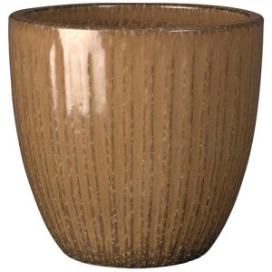 Maceta California 28 cm. Ámbar diámetro 28 x altura 24,8 cms