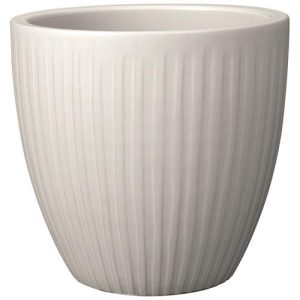 Maceta California 23 cm. Blanco diámetro 23 x altura 19,3 cm