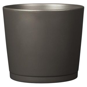 Macetero 883 13 cm. Antracita diámetro 12,5 x altura 11,5 cm