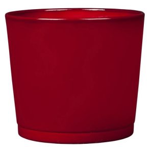 Macetero 883 17 cm. Dark Red diámetro 16,5 x altura 14,5 cms
